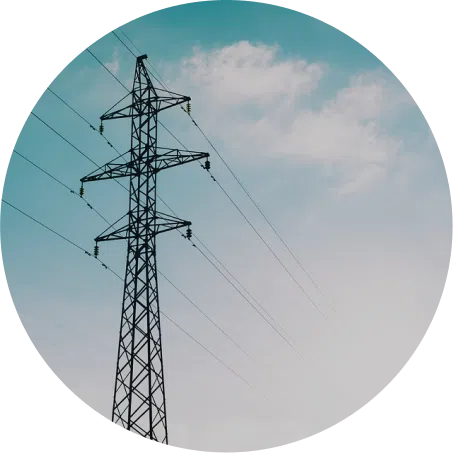 electricity-circle-background